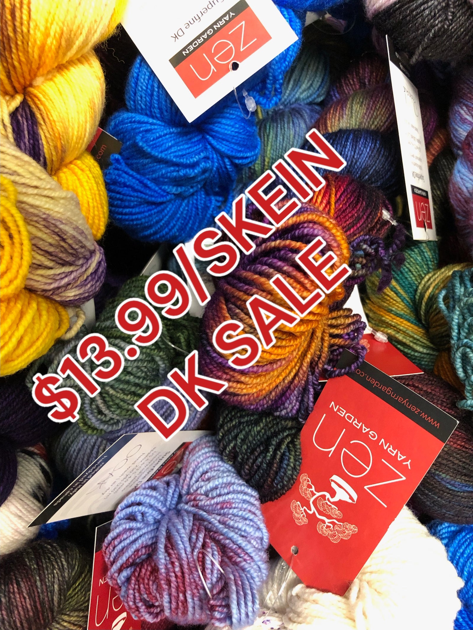 $13.99 Surprise Sale DK Weight Skeins (Superfine)