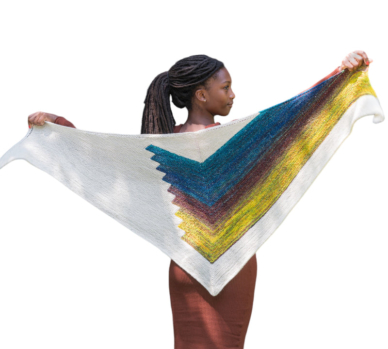 Around Every Corner Shawl Kit (Yarn ONLY)
