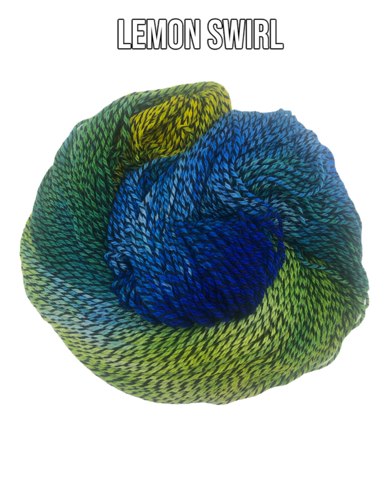 Nightshade Fingering - Lemon Swirl