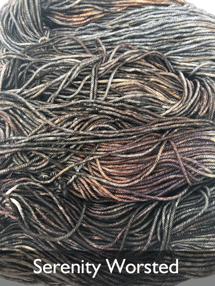 Zena the Zen Dog - Serenity Worsted or Nightshade Worsted