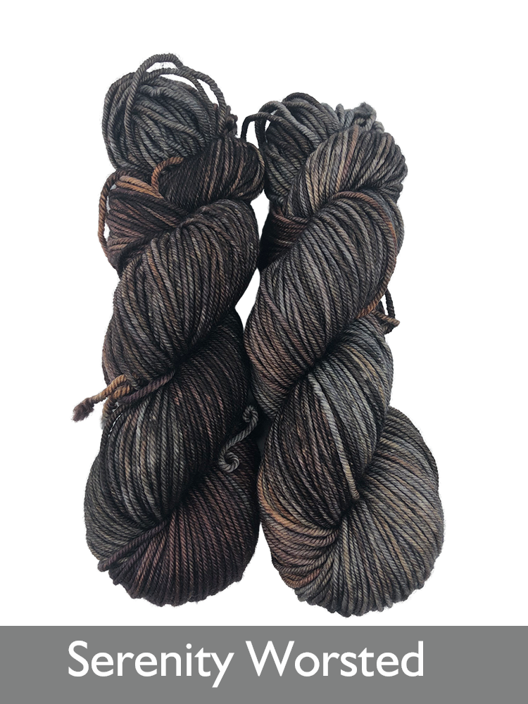 Zena the Zen Dog - Serenity Worsted or Nightshade Worsted